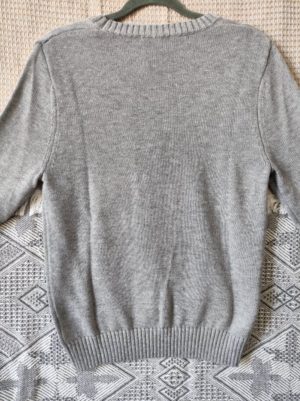 Polo Ralph Lauren Grey Polo Bear Crew Neck Sweater - Picture 8 of 9
